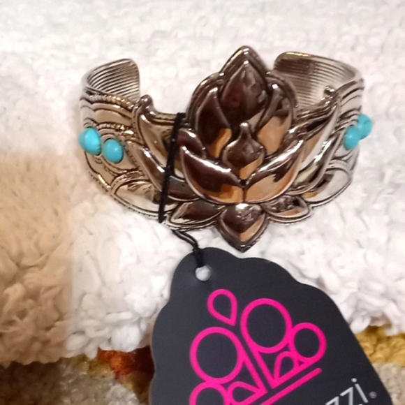 Desert Drill Blue Cuff Bracelet - Picture 1 of 1